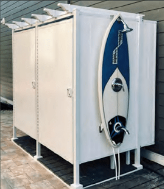 Todd Pod Double Outdoor Shower Kit – Premium Poolside Shower