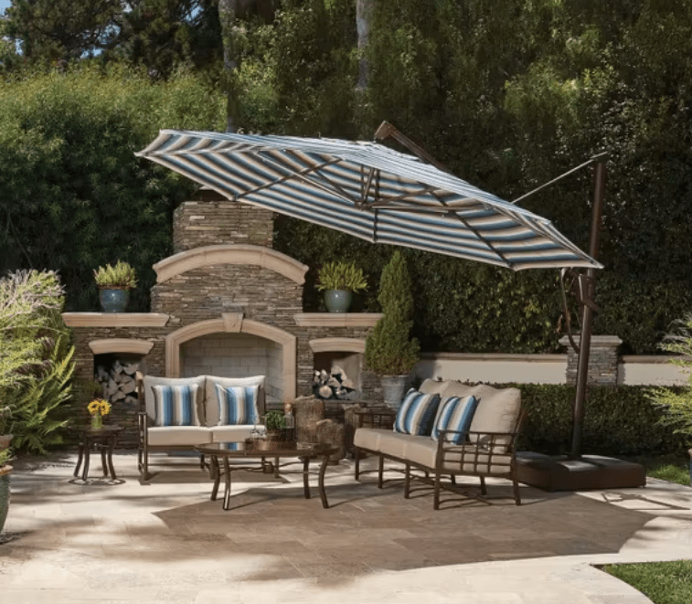 Treasure Garden AKZ Plus 13 ft. Octagonal Cantilever Umbrella