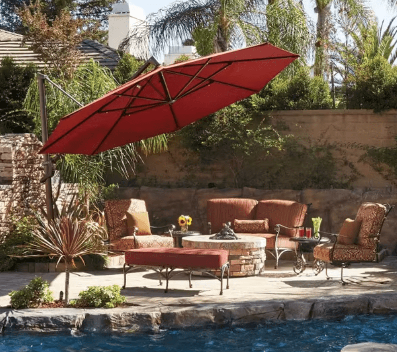 Treasure Garden AKZ Plus 13 ft. Octagonal Cantilever Umbrella