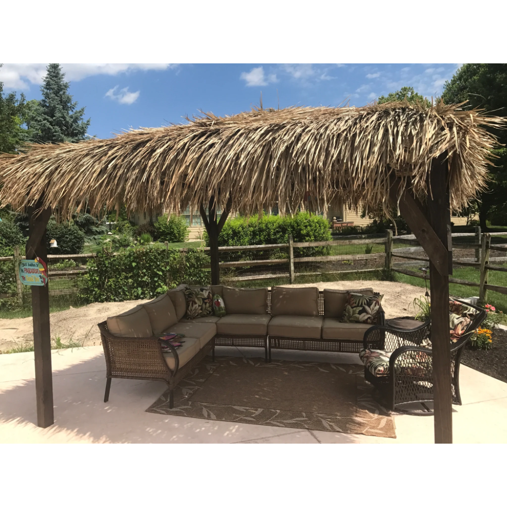 White Sands 8x8 Bamboo Cabana Palapa