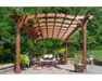 Yard Craft 10 x 12 Wood Pergola Kit Canyon Brown