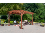 Yard Craft 10 x 12 Wood Pergola Kit Canyon Brown