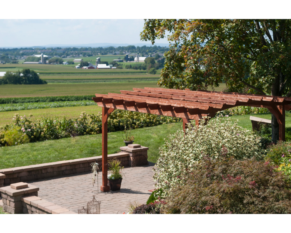 Yard Craft 10 x 12 Wood Pergola Kit Canyon Brown