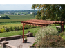 Yard Craft 10 x 12 Wood Pergola Kit Canyon Brown