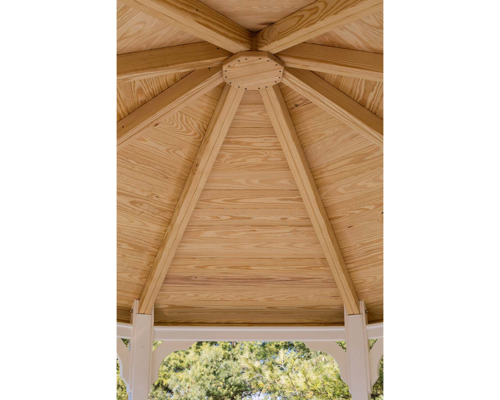 Yard Craft 12' Vinyl Octagon Gazebo Kit for Stylish Outdoor