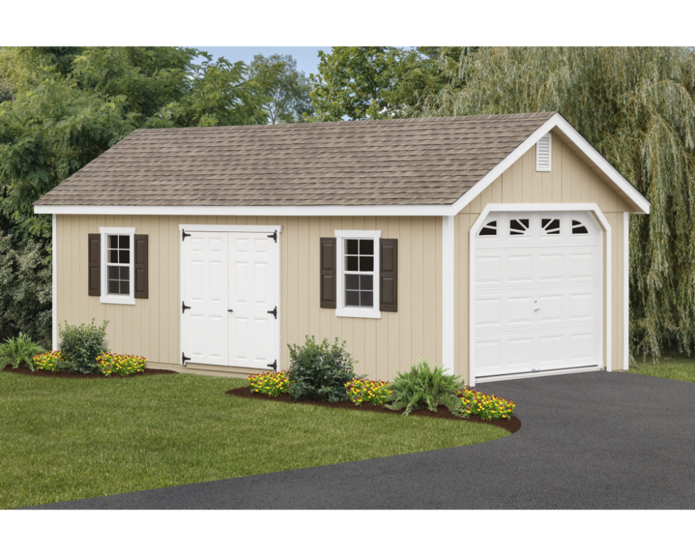 Yard Craft 12x26 Fairmont Garage Kit Beige