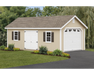 Yard Craft 12x26 Fairmont Garage Kit Beige