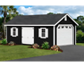 Yard_Craft_12x26_Fairmont_Garage_Kit_Black