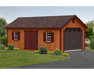 Yard Craft 12x26 Fairmont Garage Kit Orange