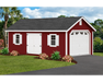Yard Craft 12x26 Fairmont Garage Kit _Red