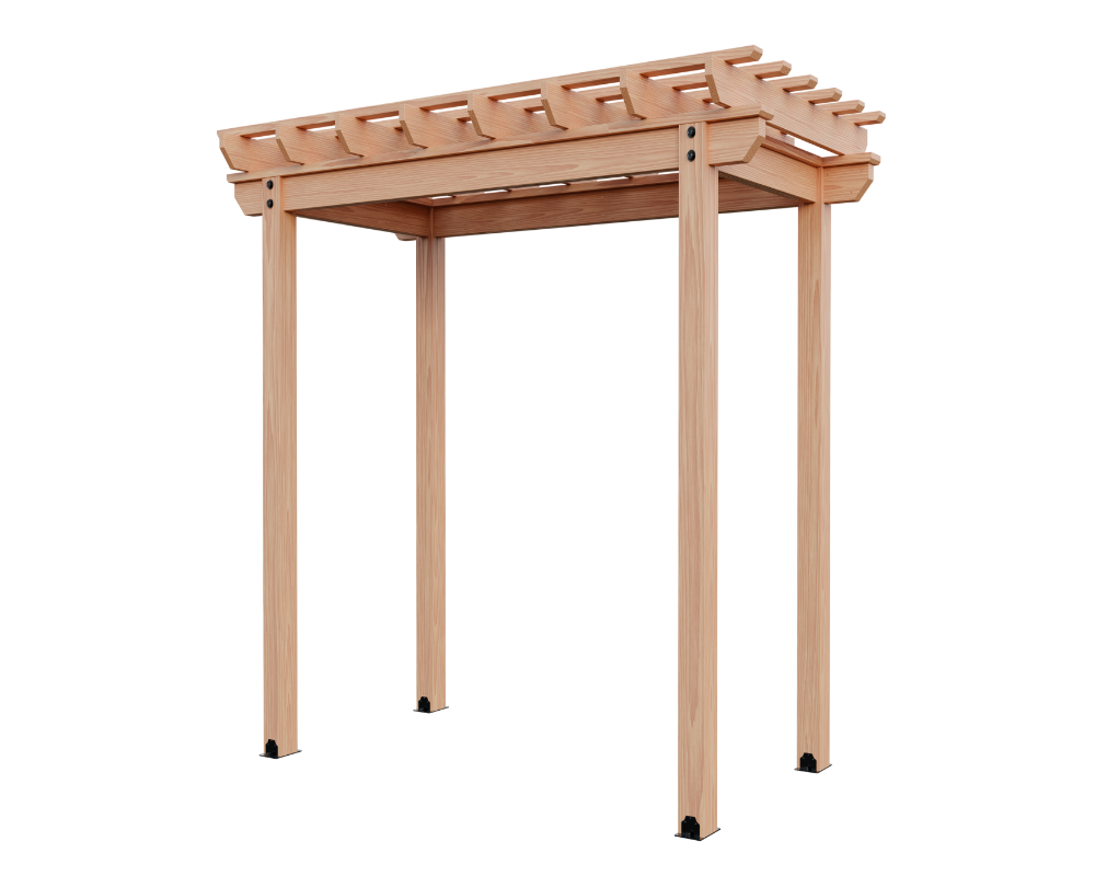 Yard Craft 6x10 Solace Cedar Pergola Kit - Beauty in Every Detail