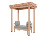 Yard Craft 6x10 Solace Cedar Pergola Kit - Beauty in Every Detail