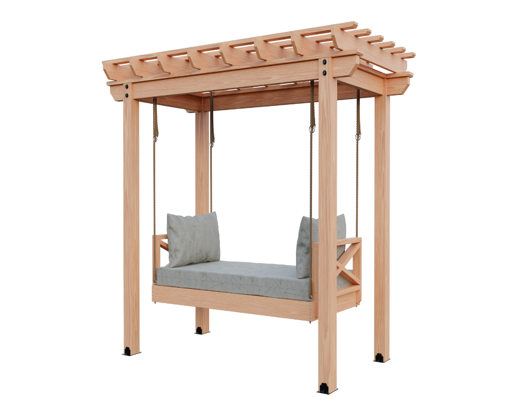 Yard Craft 6x10 Solace Cedar Pergola Kit - Beauty in Every Detail