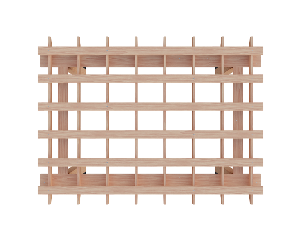 Yard Craft 6x10 Solace Cedar Pergola Kit - Beauty in Every Detail
