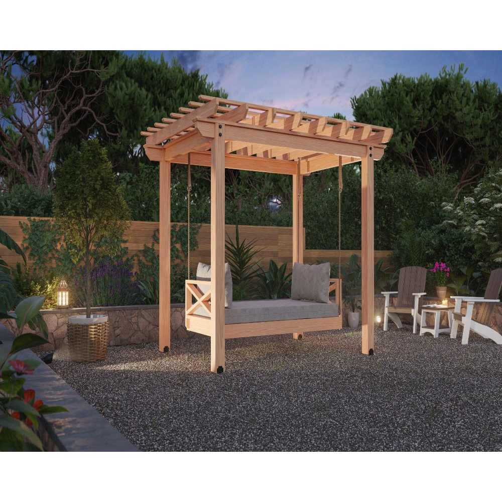 Yard Craft 8 x 10 Cedar Pergola Kit - Beauty in Every Detail