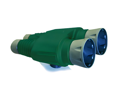 Yard Craft Nature's Close-Up Children's Binocular Telescope Green