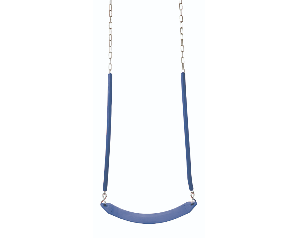 Yard Craft Playground Accessories Up & Away Sturdy Belt Swing For Kids Blue
