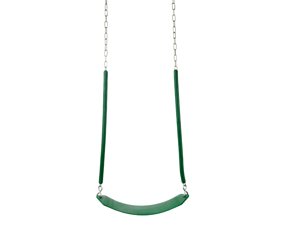 Yard Craft Playground Accessories Up & Away Sturdy Belt Swing For Kids Green