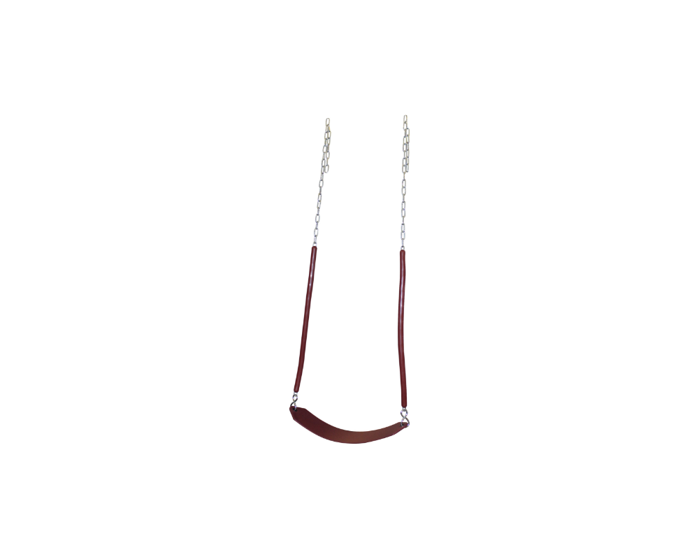 Yard Craft Playground Accessories Up & Away Sturdy Belt Swing For Kids Burgundy