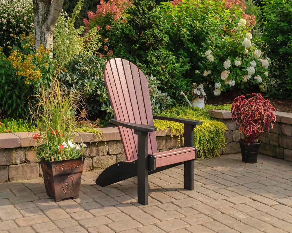 Yard Craft Poly Adirondack Chair Classic Style For Your Patio