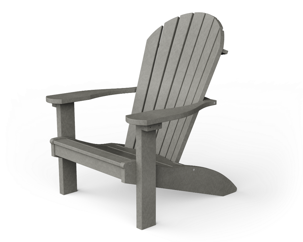 Yard Craft Poly Adirondack Chair Classic Style For Your Patio