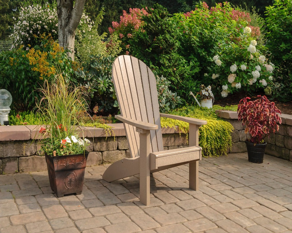 Yard Craft Poly Adirondack Chair Classic Style For Your Patio