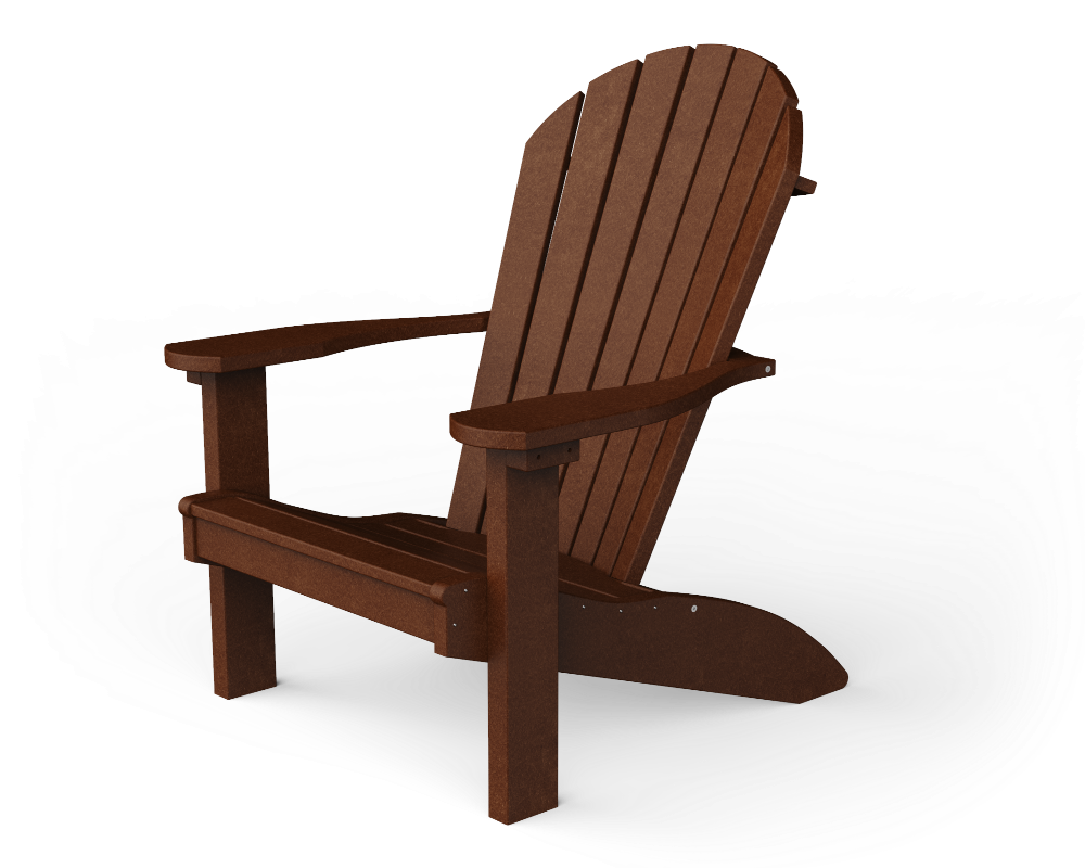 Yard Craft Poly Adirondack Chair Classic Style For Your Patio