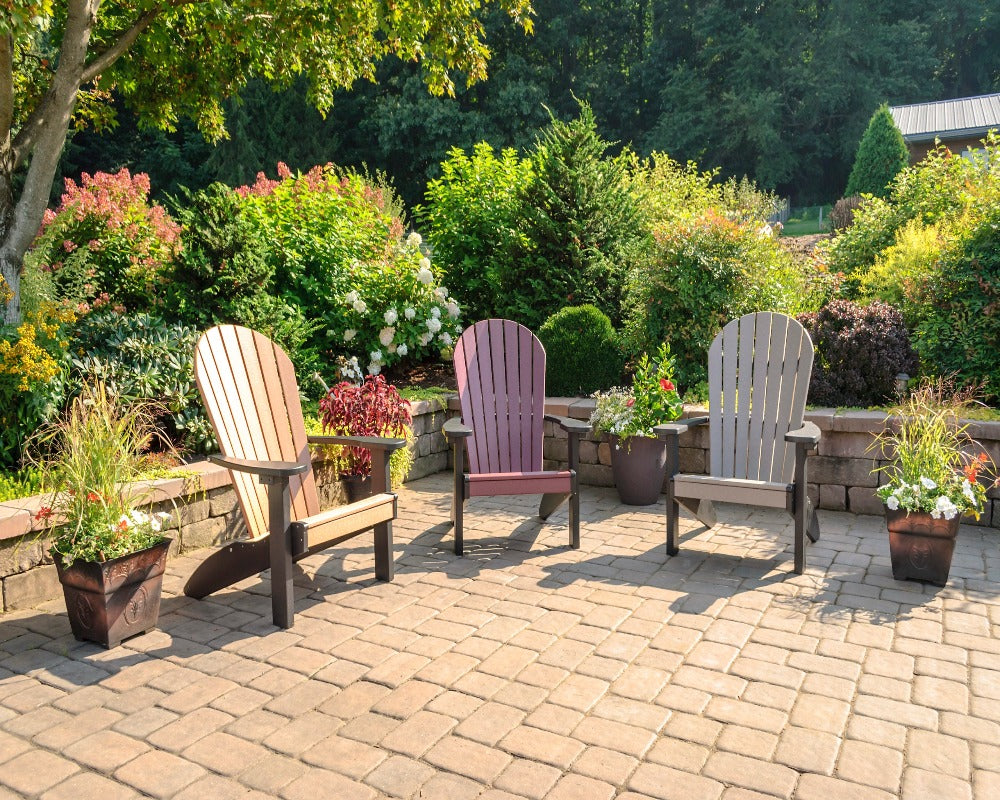 Yard Craft Poly Adirondack Chair Classic Style For Your Patio