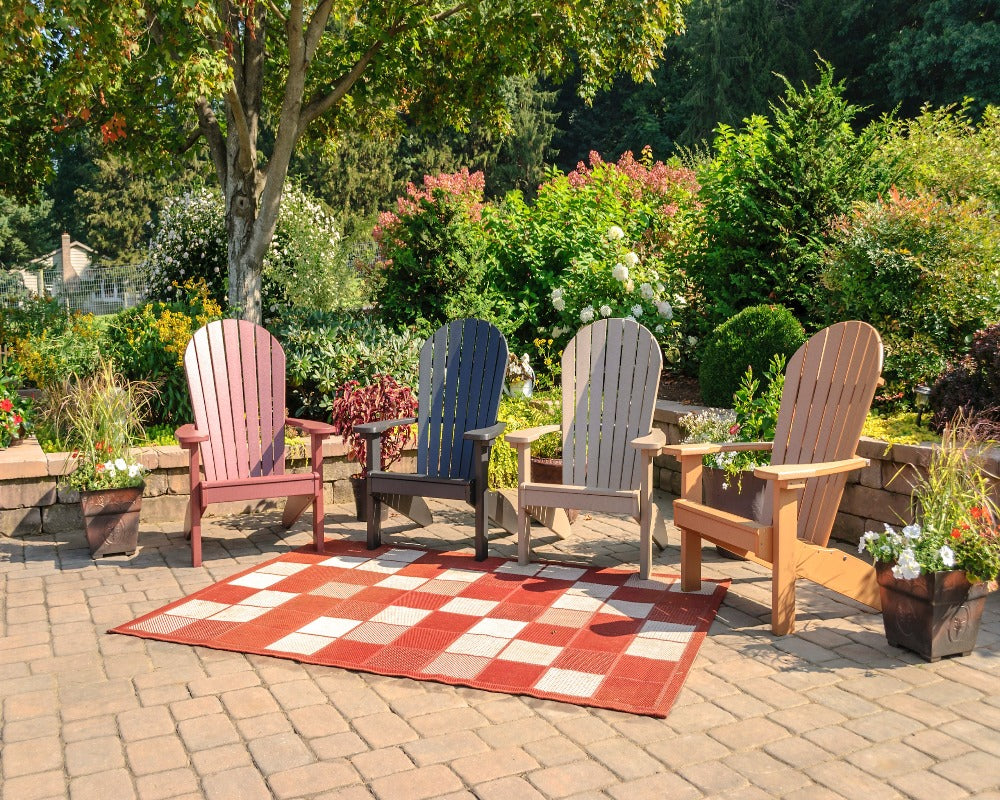 Yard Craft Poly Adirondack Chair Classic Style For Your Patio