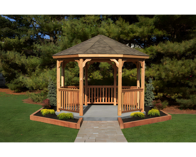 Yard Craft Premium 12" Wood Octagon Gazebo Kit