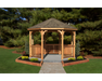 Yard Craft Premium 12" Wood Octagon Gazebo Kit