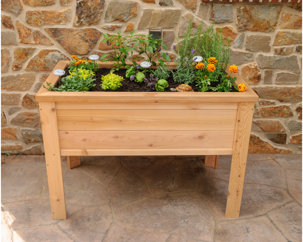 Yard Craft Premium 32'x 46' Elevated Garden Planter: Plant & Harvest