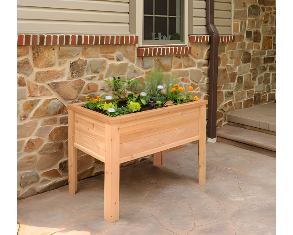 Yard Craft Premium 32'x 46' Elevated Garden Planter: Plant & Harvest
