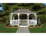 Yard Craft Premium Quality 12x18 Vinyl Oval Gazebo Kit