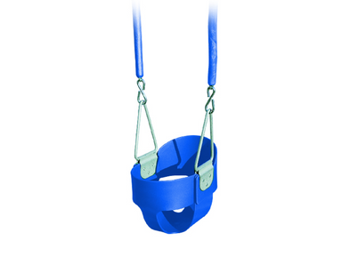 Yard Craft Rubber Baby Swing Safe Swinging Soft Seating for Infants Blue