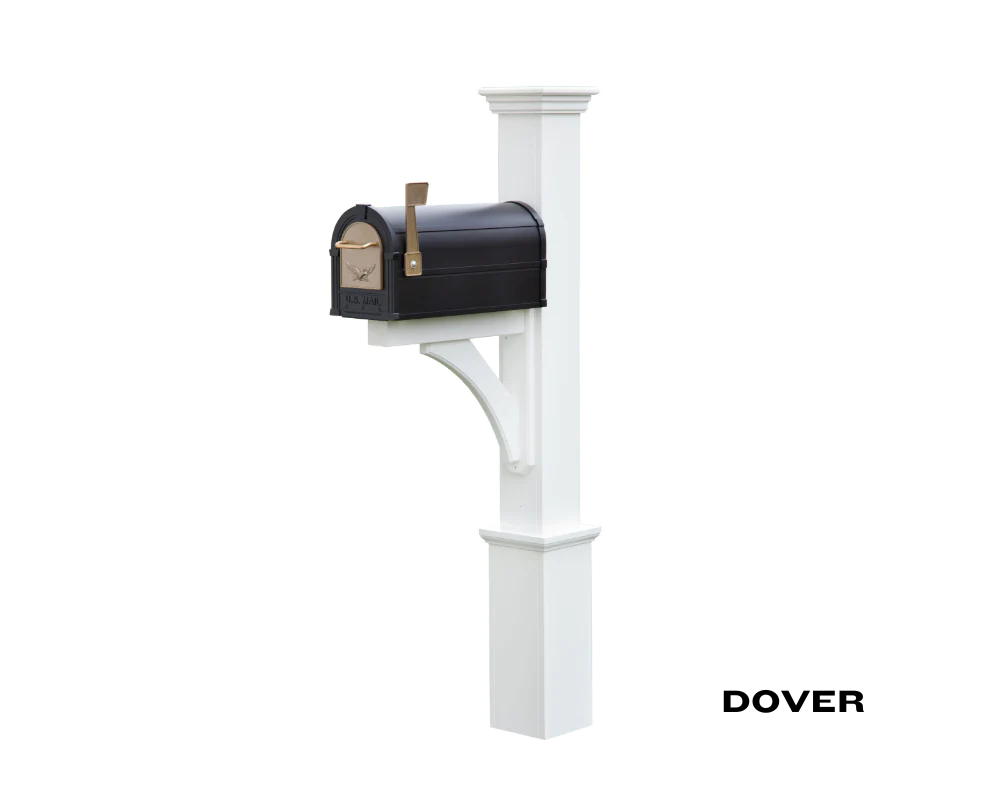 Yard Craft Stylish Bronze Whitehall Aluminum Mailbox Dover