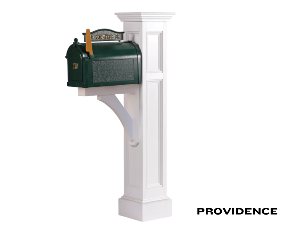 Yard Craft Stylish Bronze Whitehall Aluminum Mailbox Providence