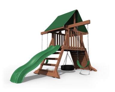 Yard Craft Summit Seeker Backyard Cliff Climb Wood Playset For Kids