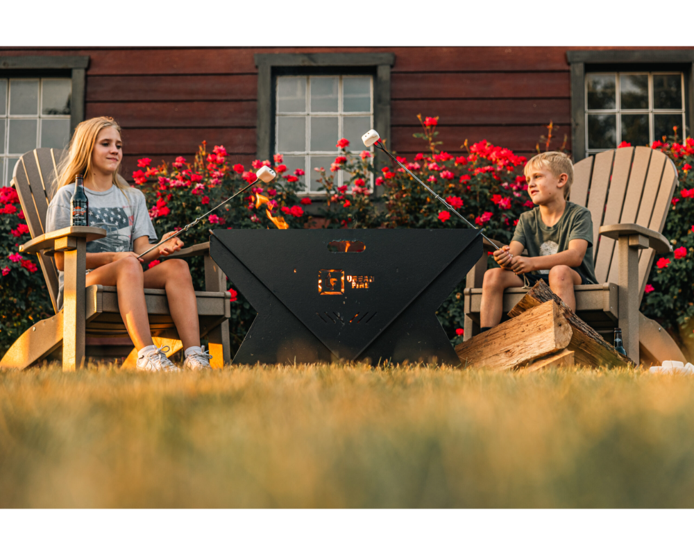 Yard Craft "The Anvil®" Collapsible Fire Pit - Carbon Finish
