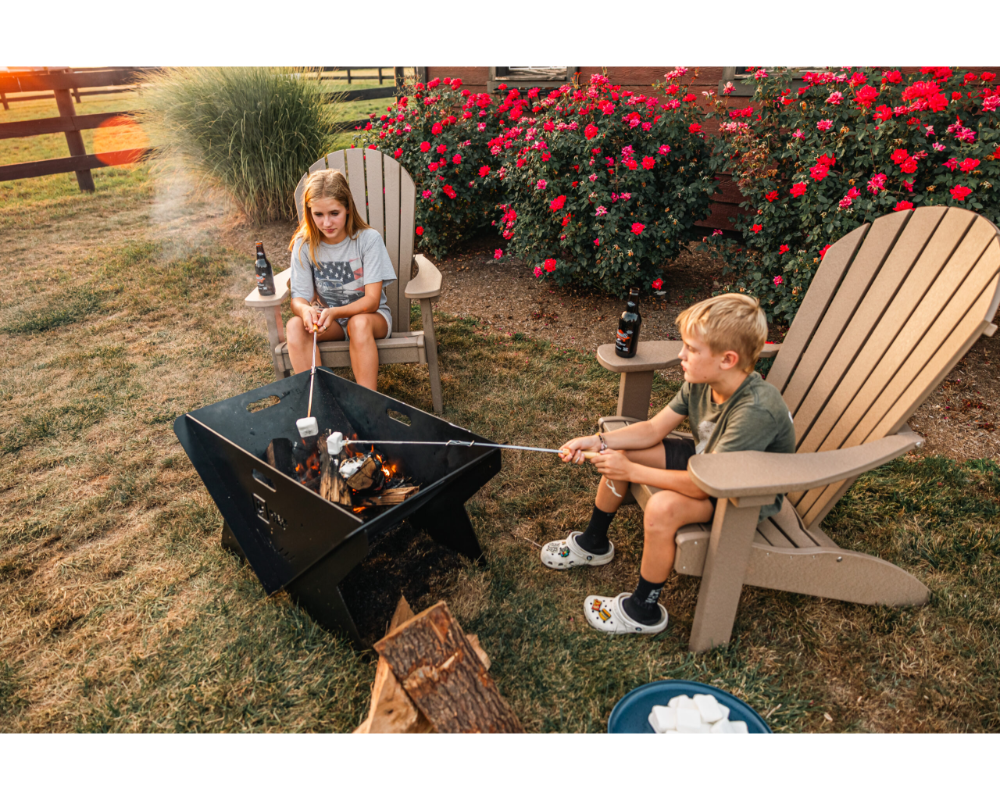Yard Craft "The Anvil®" Collapsible Fire Pit - Carbon Finish