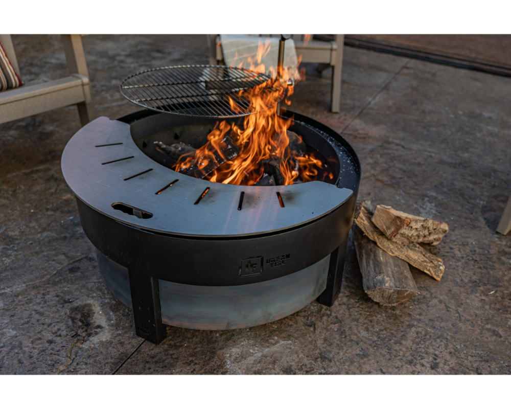 Yard Craft "The Forge" Smokeless Fire Pit Portable Elegance