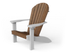 Yard Craft Wood Grain Series Poly Adirondack Chair Comfort For Outdoor