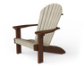 Yard Craft Wood Grain Series Poly Adirondack Chair Comfort For Outdoor