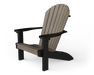 Yard Craft Wood Grain Series Poly Adirondack Chair Comfort For Outdoor