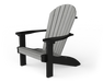 Yard Craft Wood Grain Series Poly Adirondack Chair Comfort For Outdoor