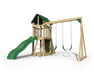 Yard Craft Backyard Hideout Wood Playset For Kids