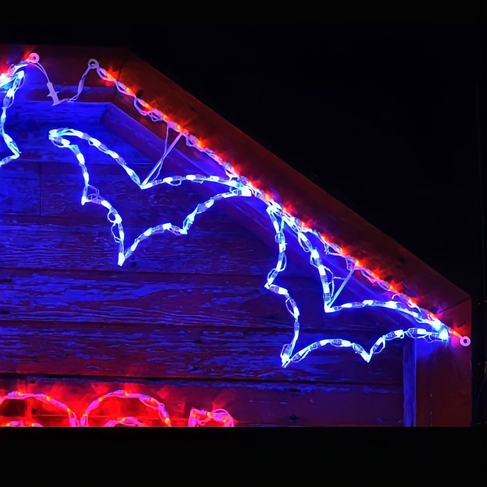 Brite Ideas LED Bat Linkable Holiday Lighting - Blue/Red